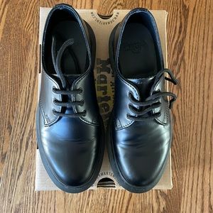 Dr. Marten 1461 Mono Black Womens Oxfords
